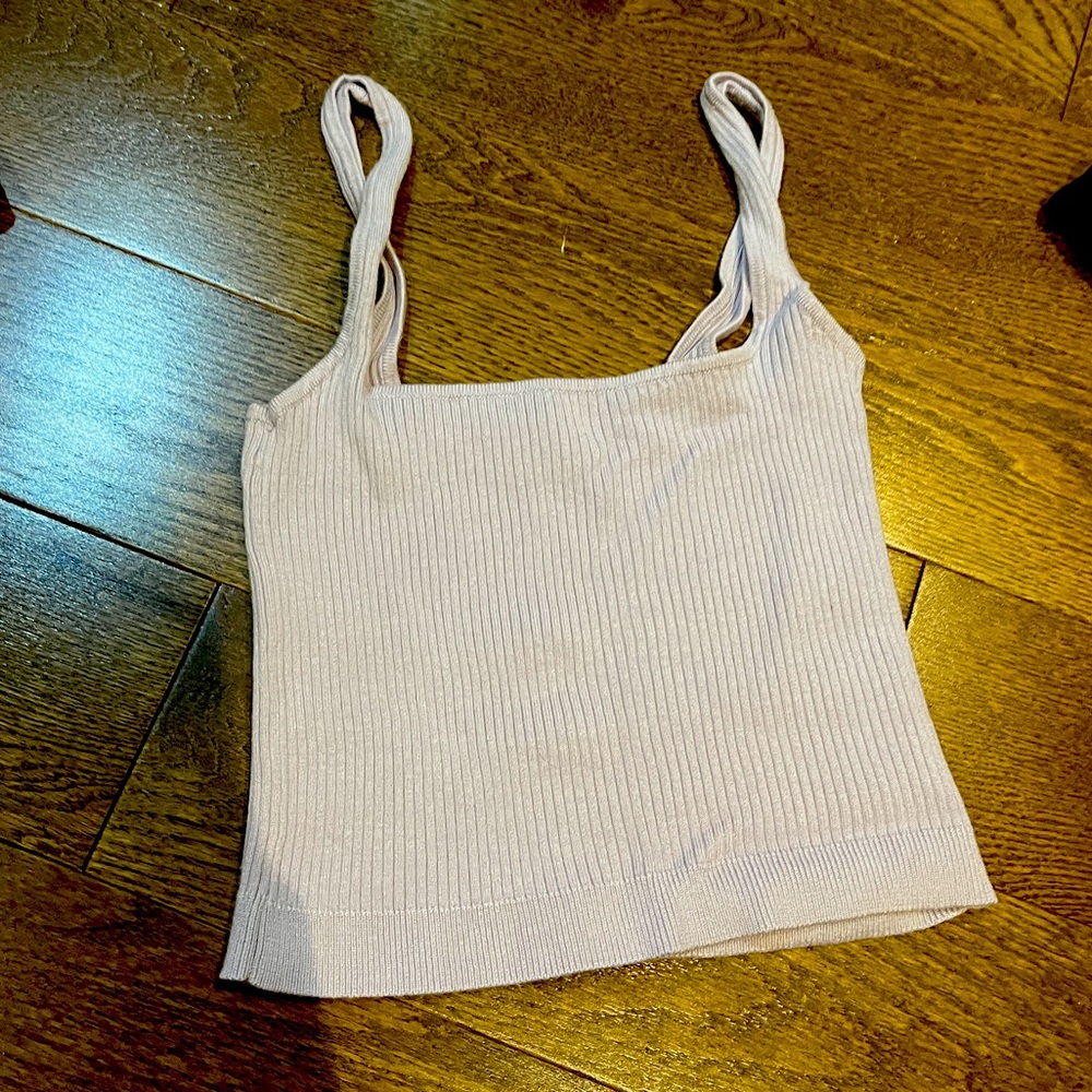 Purple Garage Ribbed Tank